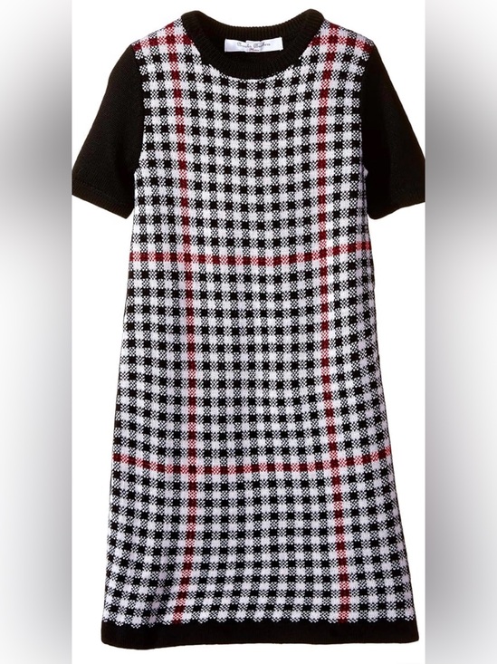 Brooks Brothers Other - Brooks Brothers Little Girls' L Merino Blend Jacquard Sweater Wool Dress